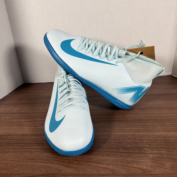 Nike Other - Nike Zoom Mercurial Vapor Pro Turf 'Glacier Blue' Kids Size 6Y FQ8320 400